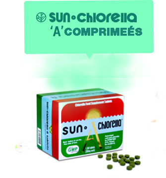SUN CHLORELLA "A" ® - 1.500 COMPRIMÉS - Chlorella France